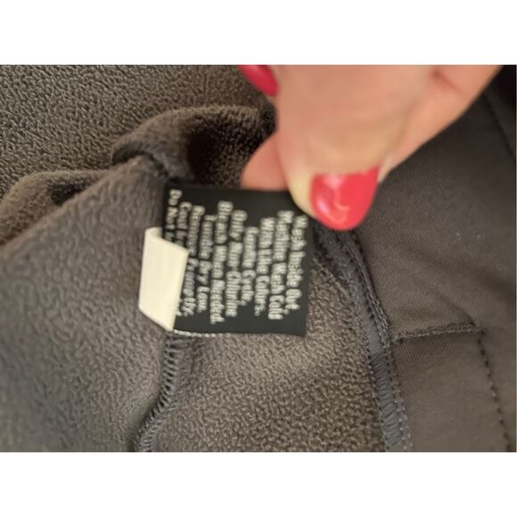 Fila Sport Soft Fleece Jacket Gray Full Zip Up Colorful Size L - Picture 13 of 13